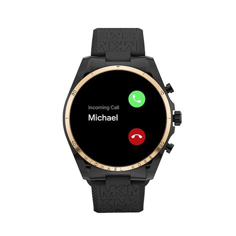 michael kors silicone smartwatch